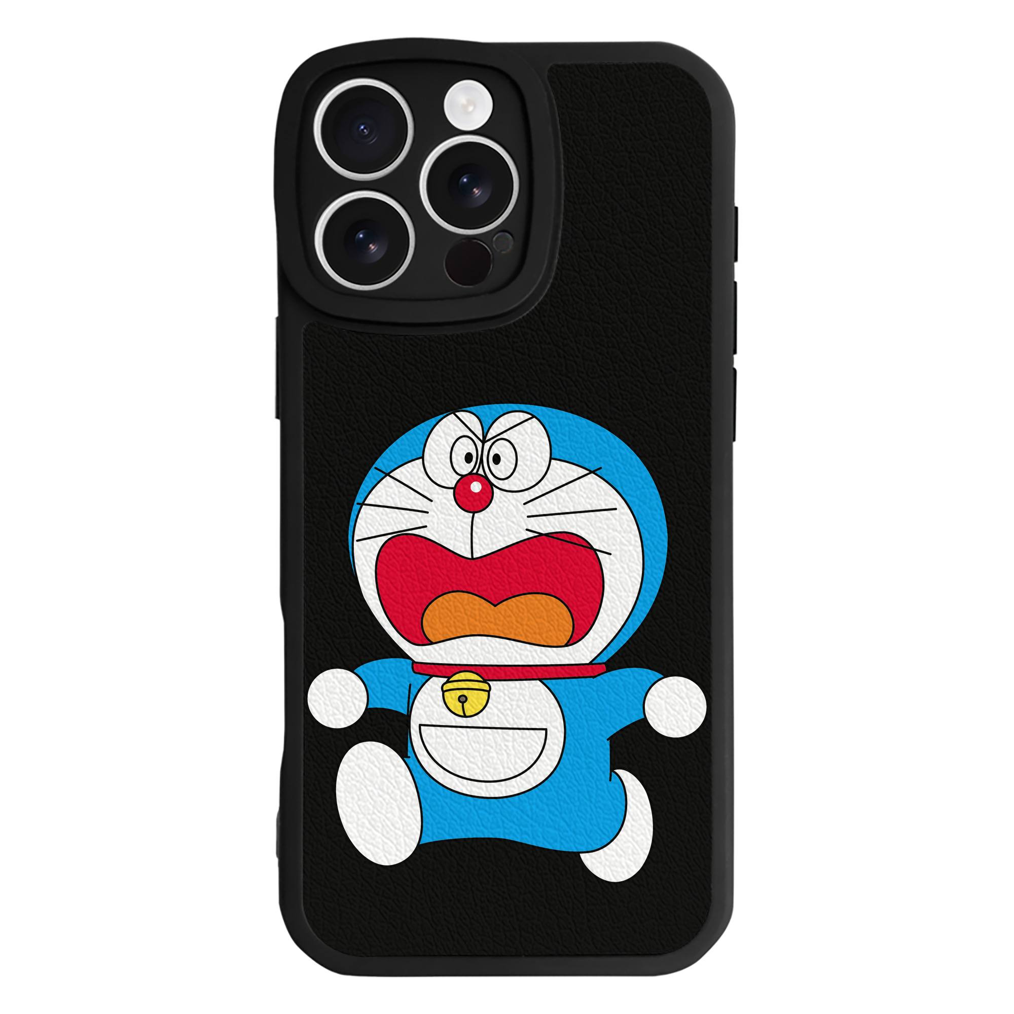 （画像用） ドラえもん Doraemon 【iPhone 16シリーズ対応】シリコンスマホケース（レザー調） 材質：シリコン